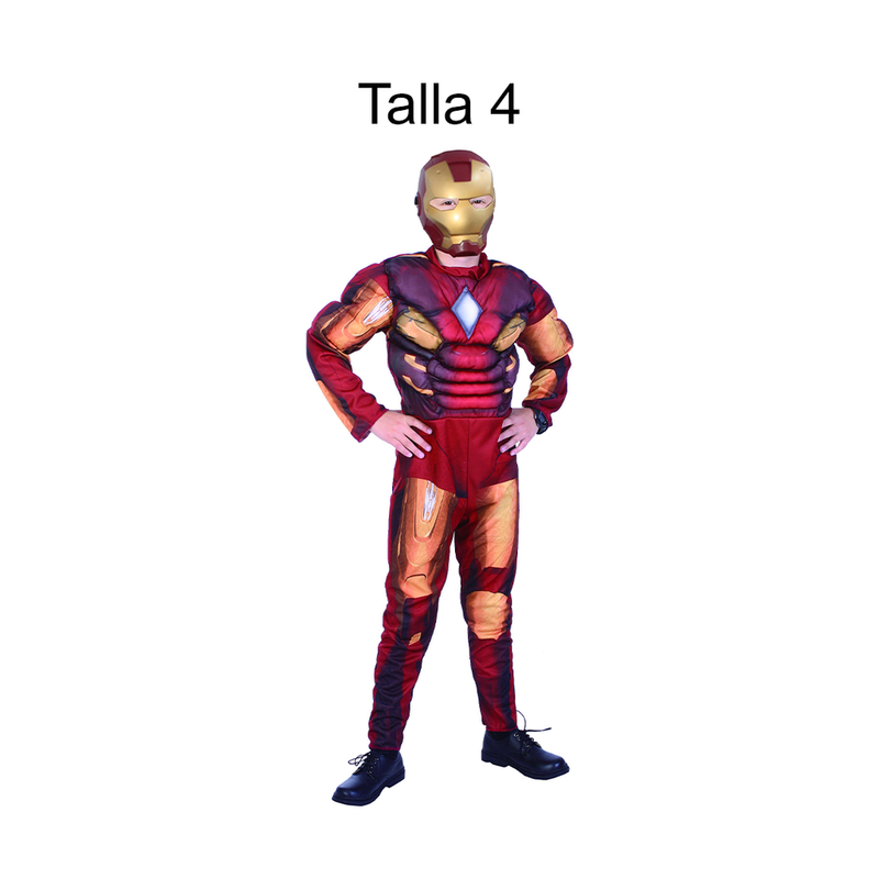DISFRAZ IRO MAN NINO T 4