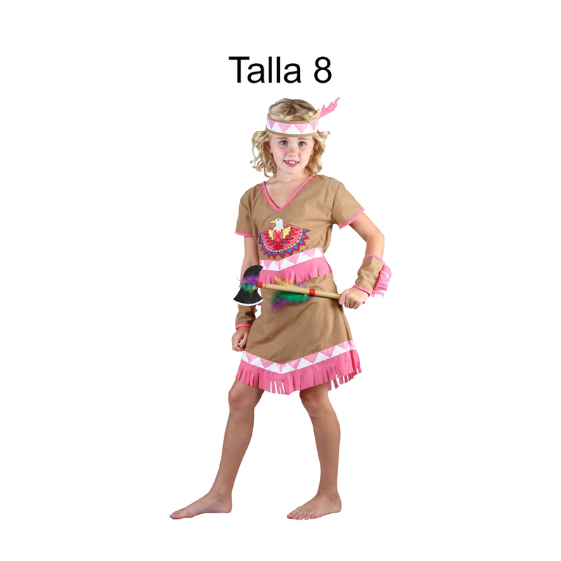 DISFRAZ INDIA NINA T 8