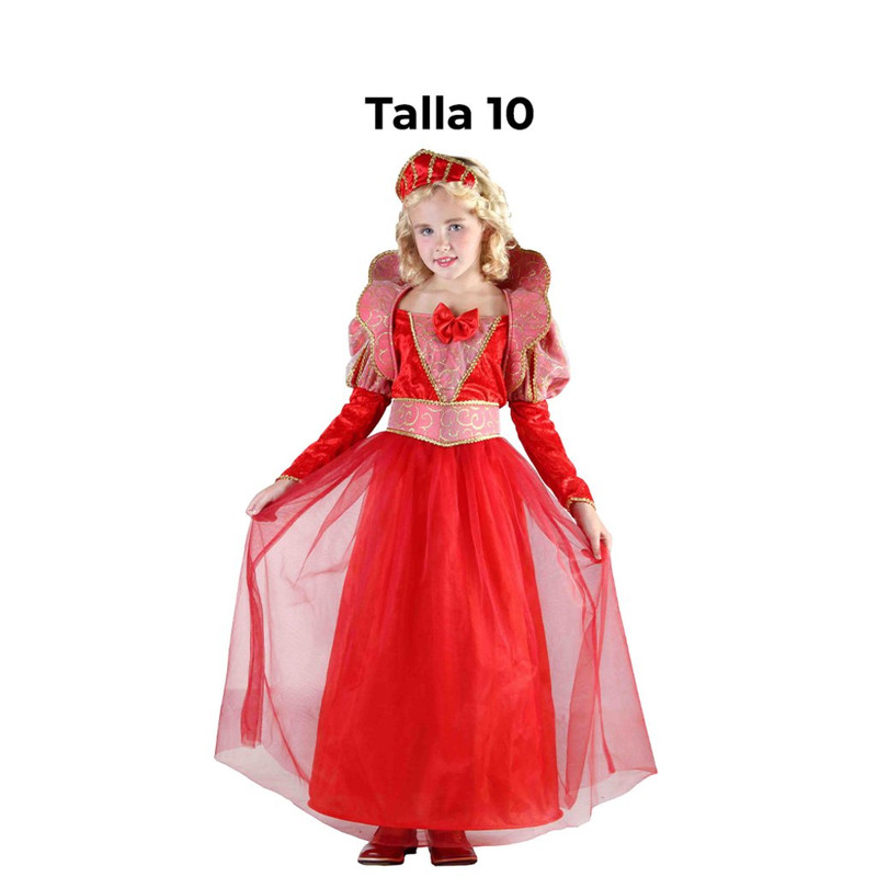 DISFRAZ REINA NINA T 10