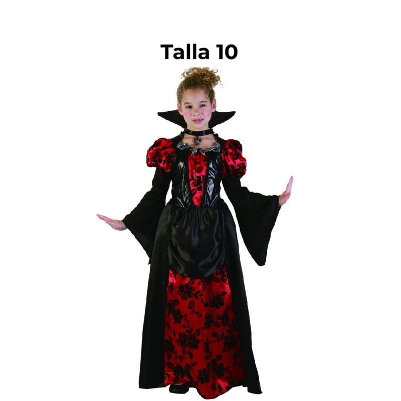 DISFRAZ VAMPIRESA NINA T 10