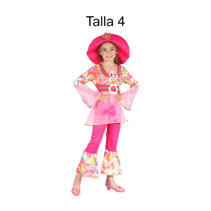 DISFRAZ HIPPY NINA T 4