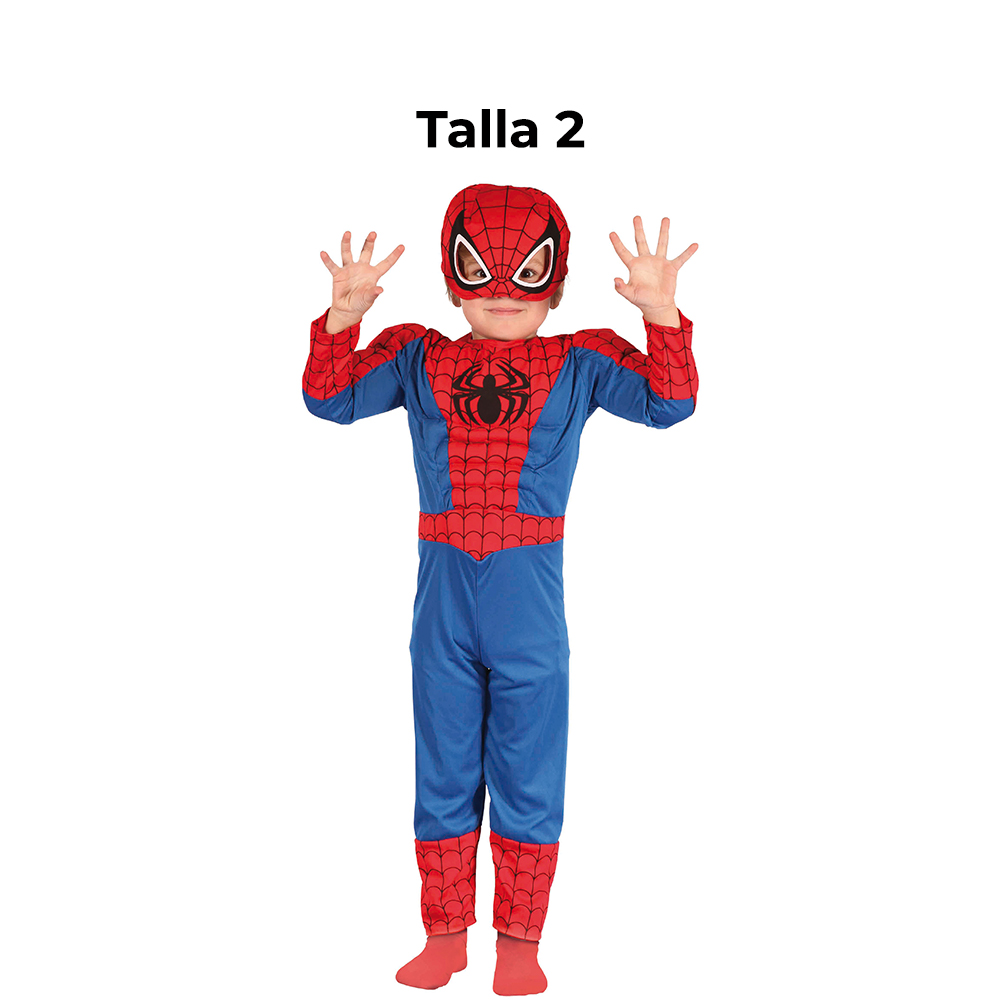 DISFRAZ SPIDERMAN NINO T 2