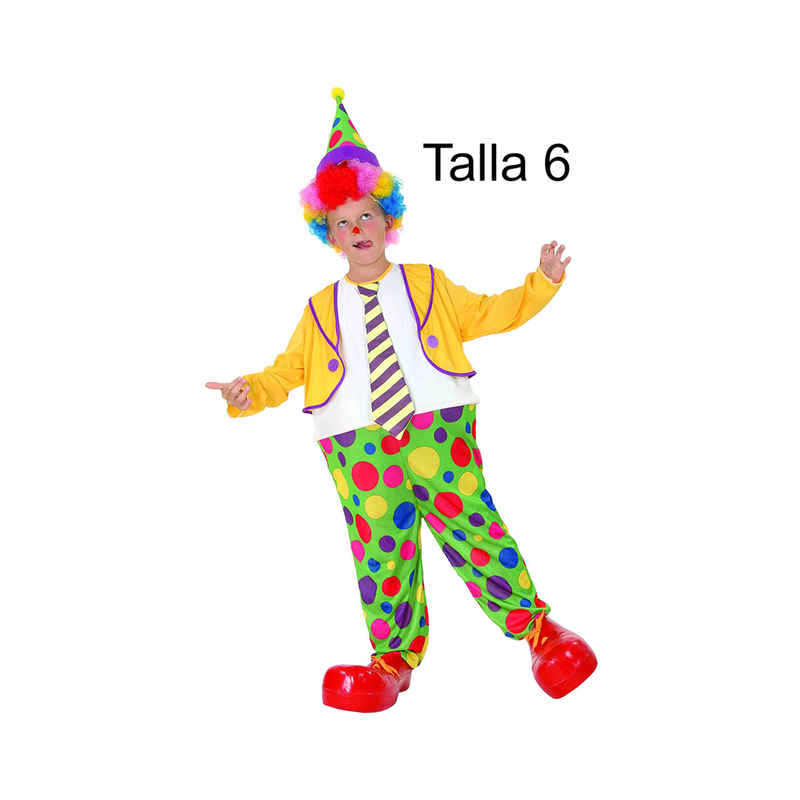 DISFRAZ PAYASITA NINA T 6 FCCK0006.6