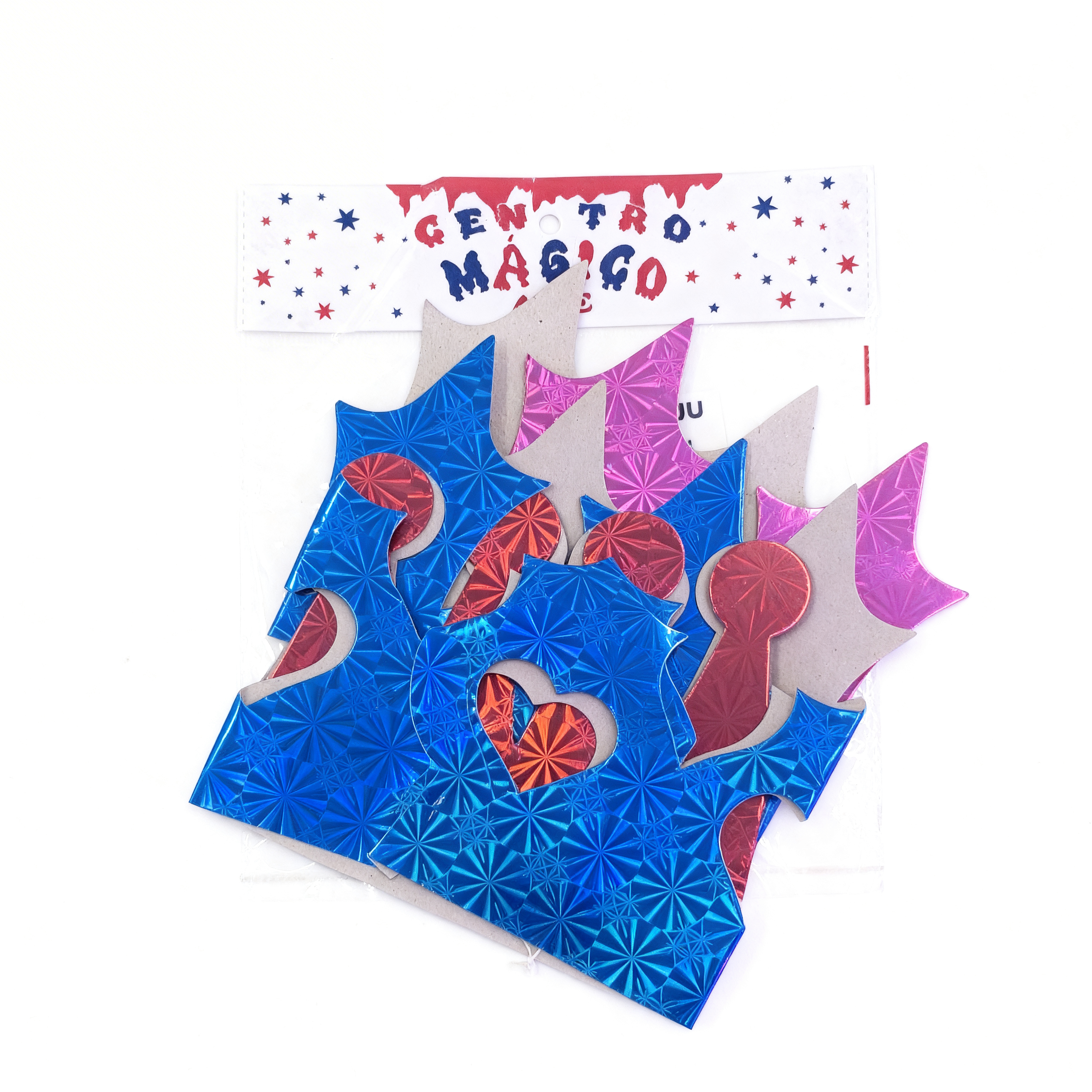 CORONA CARTON HOLOGRAMA MULTICOLOR