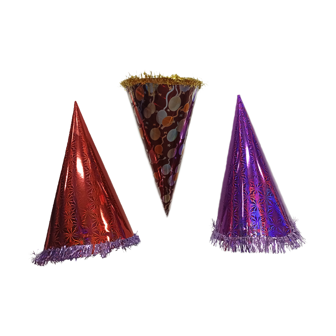 GORRO CONO MEDIANO CON FLECOS