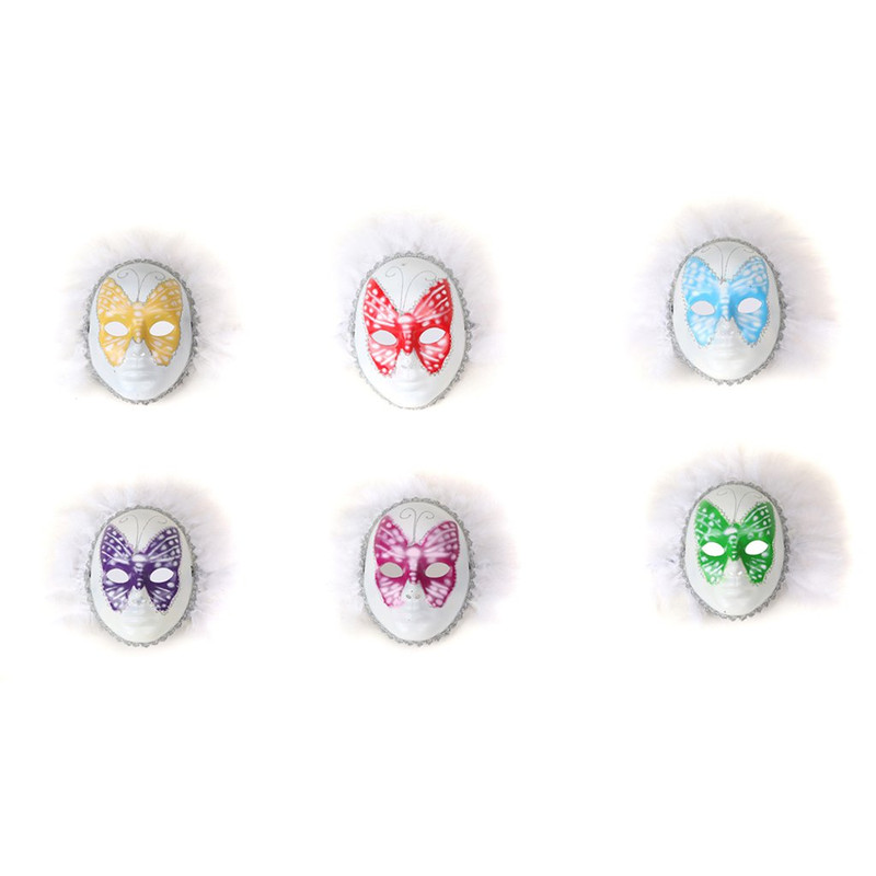 MASCARA PLASTICA ADORNO MARIPOSA