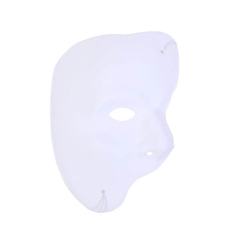 MASCARA PLASTICA MEDIA CARA ANCHA MATE