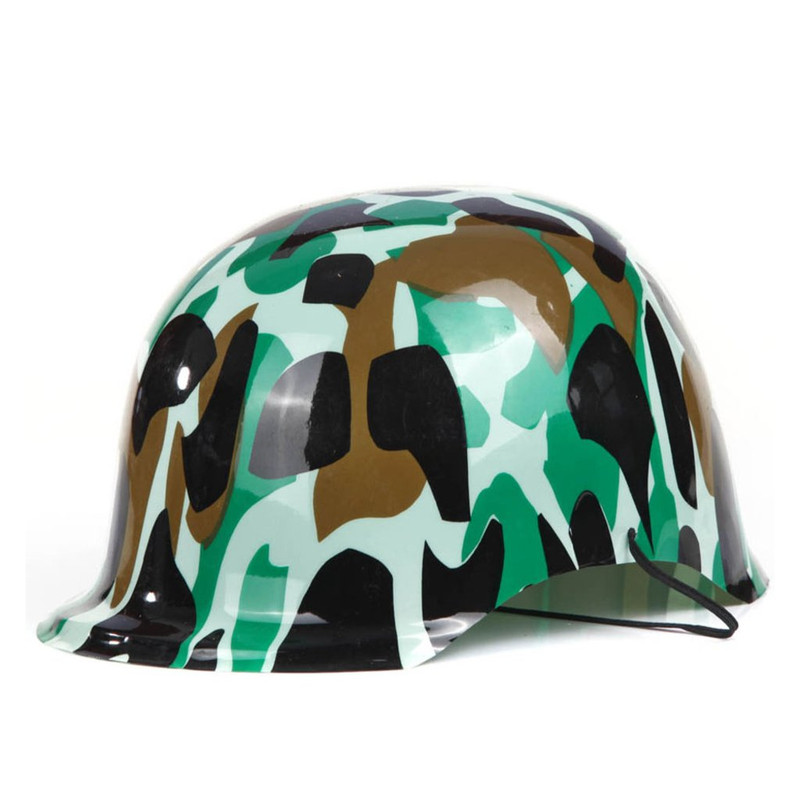 CASCO CAMUFLAJEADO VERDE