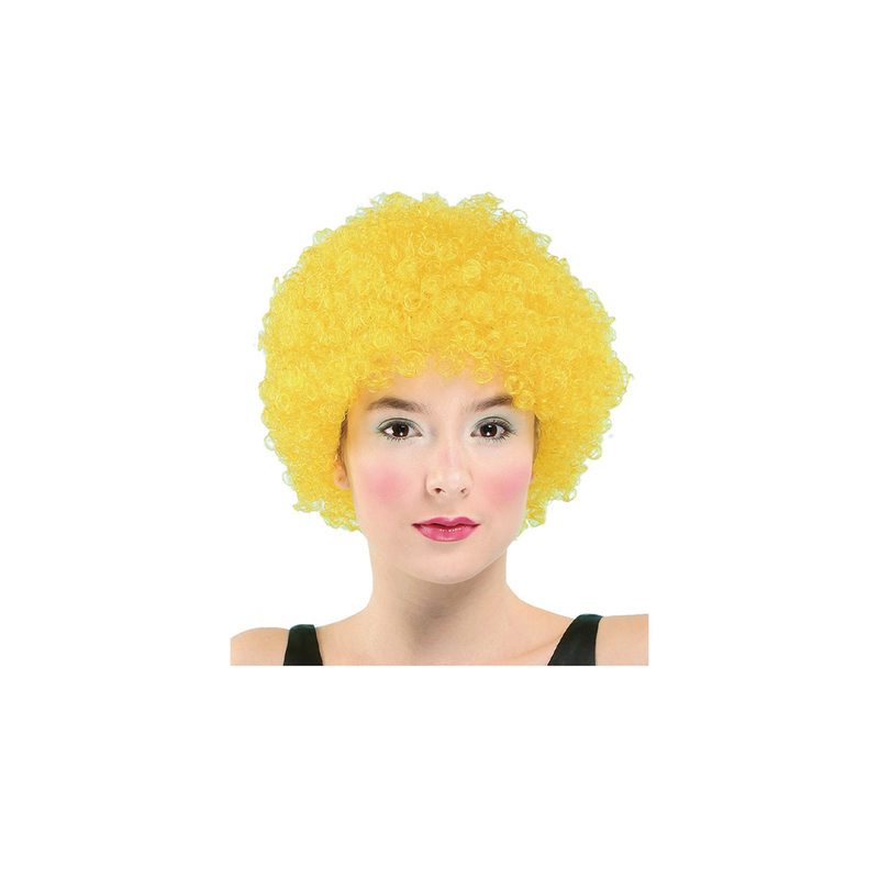 PELUCA AFRO PEQUENO AMARILLO