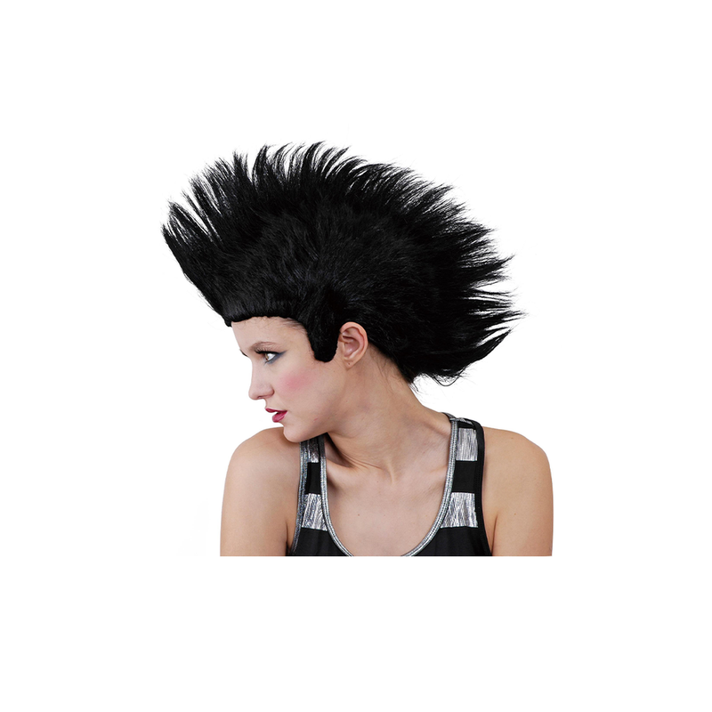 PELUCA CRESTA ALTA NEGRA