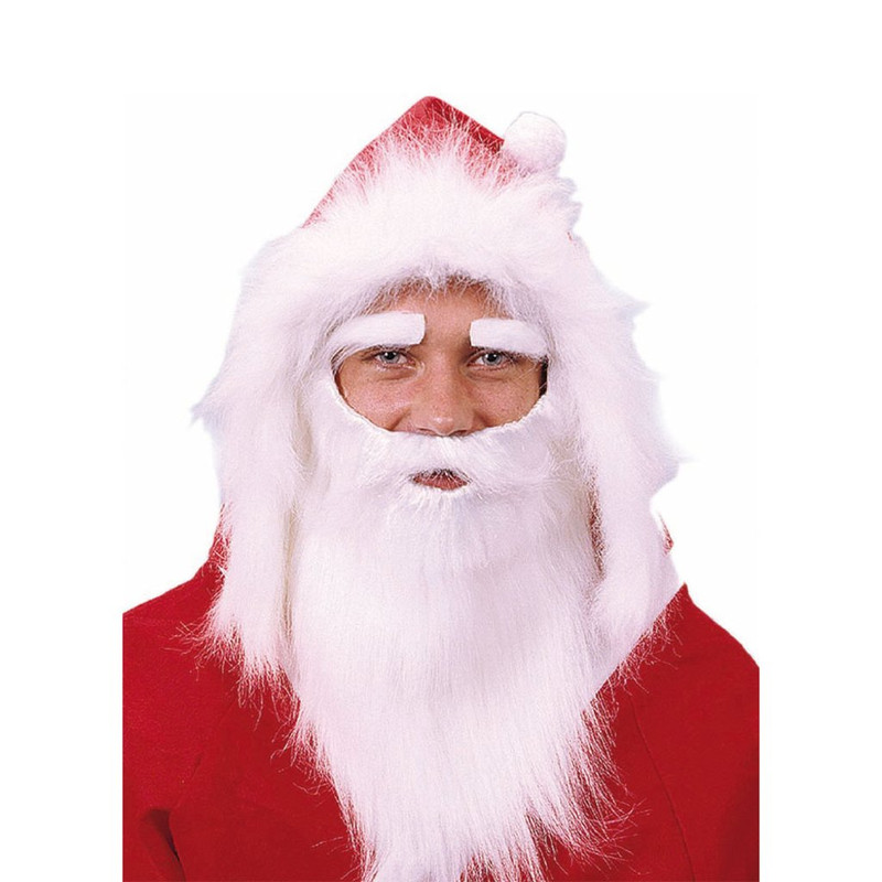 BARBA CON GORRO SANTA BLANCA