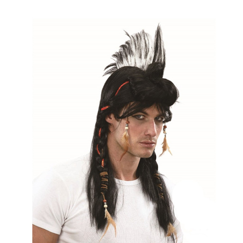 PELUCA INDIO CON CRESTA