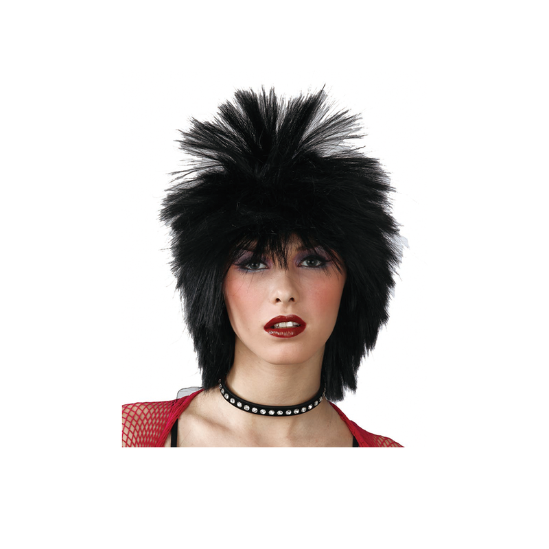 PELUCA PUNK NEGRA