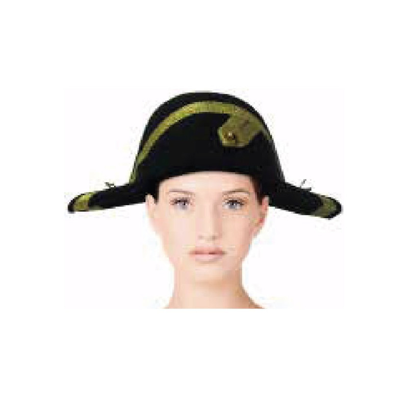 GORRO NAPOLEON NEGRO