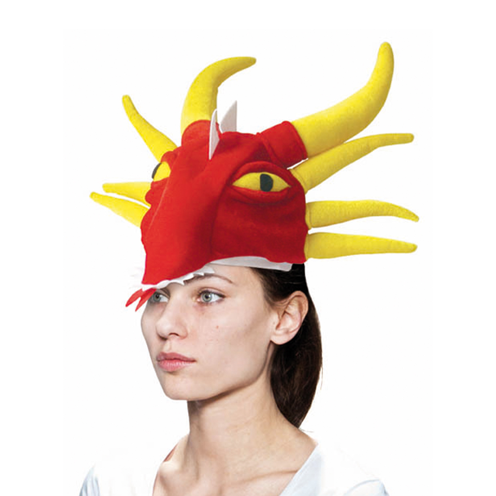 GORRO DRAGON ROJO