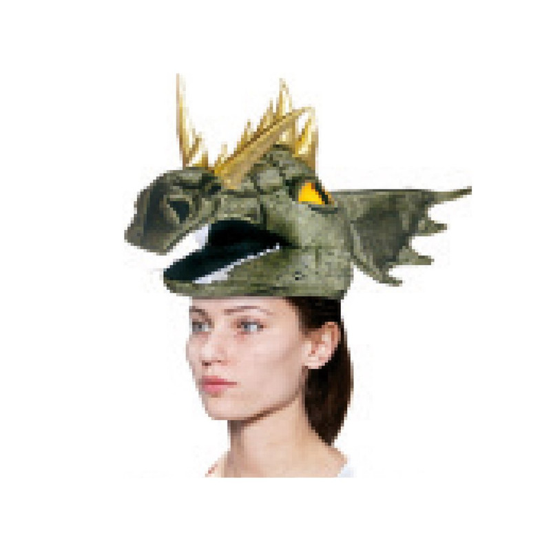 GORRO DRAGON VERDE