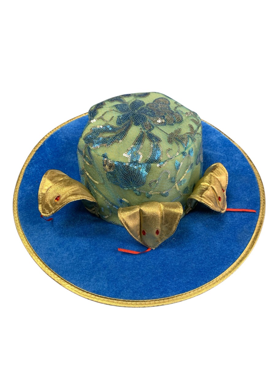 SOMBRERO DAMA AZUL COBRAS