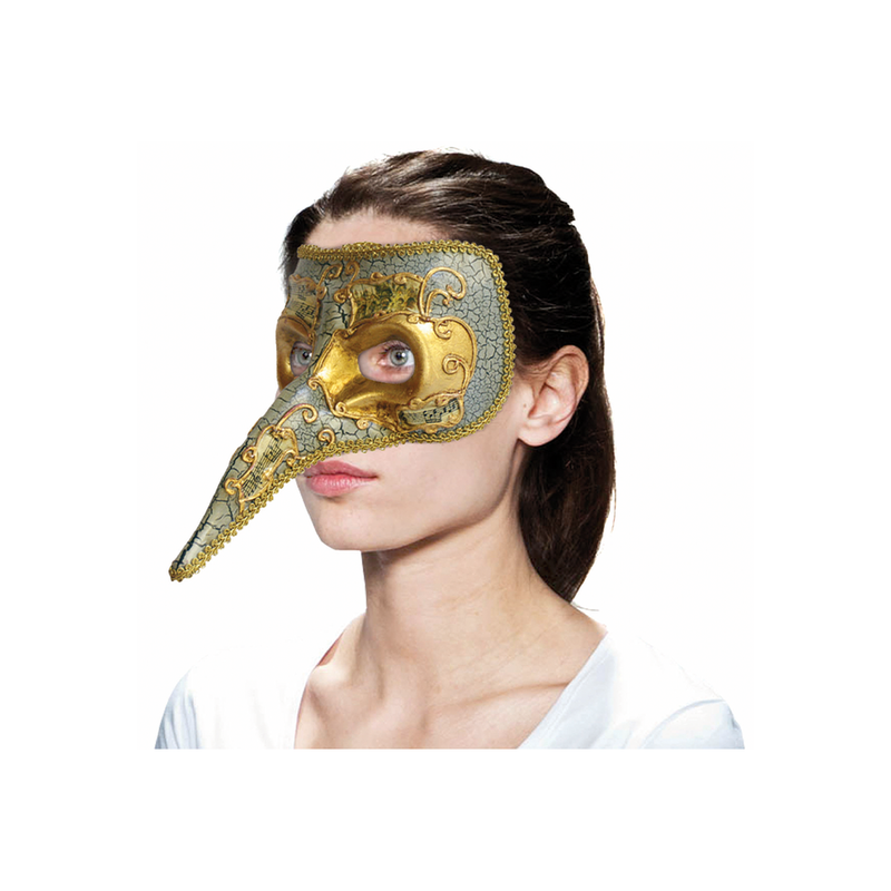 ANTIFAZ RIGIDO PICO DORADO