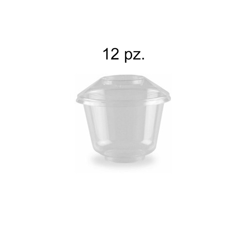 MINI VASO ACRILICO 12 PZ