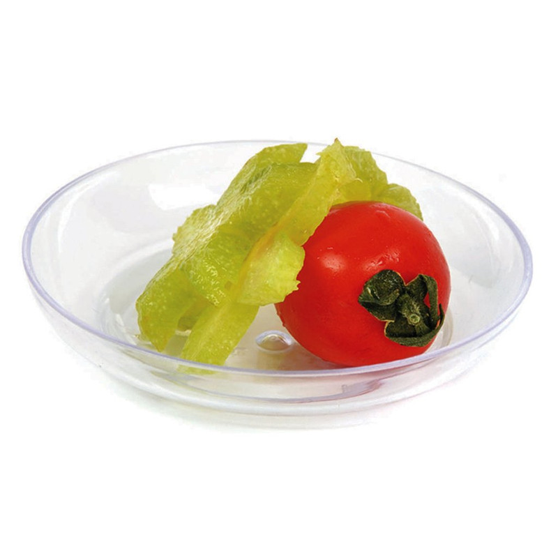 MINI ENVASE ACRILICO REDONDO 12 PZ