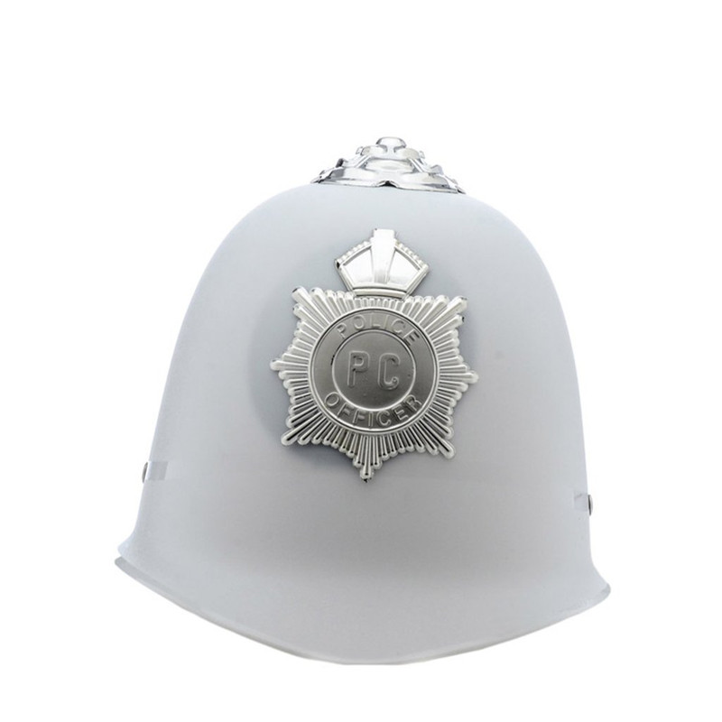 CASCO POLICIA INGLES BLANCO