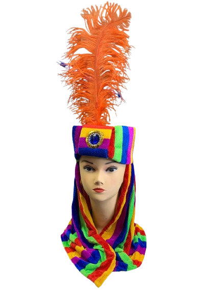 GORRO CON CAPA MULTICOLOR