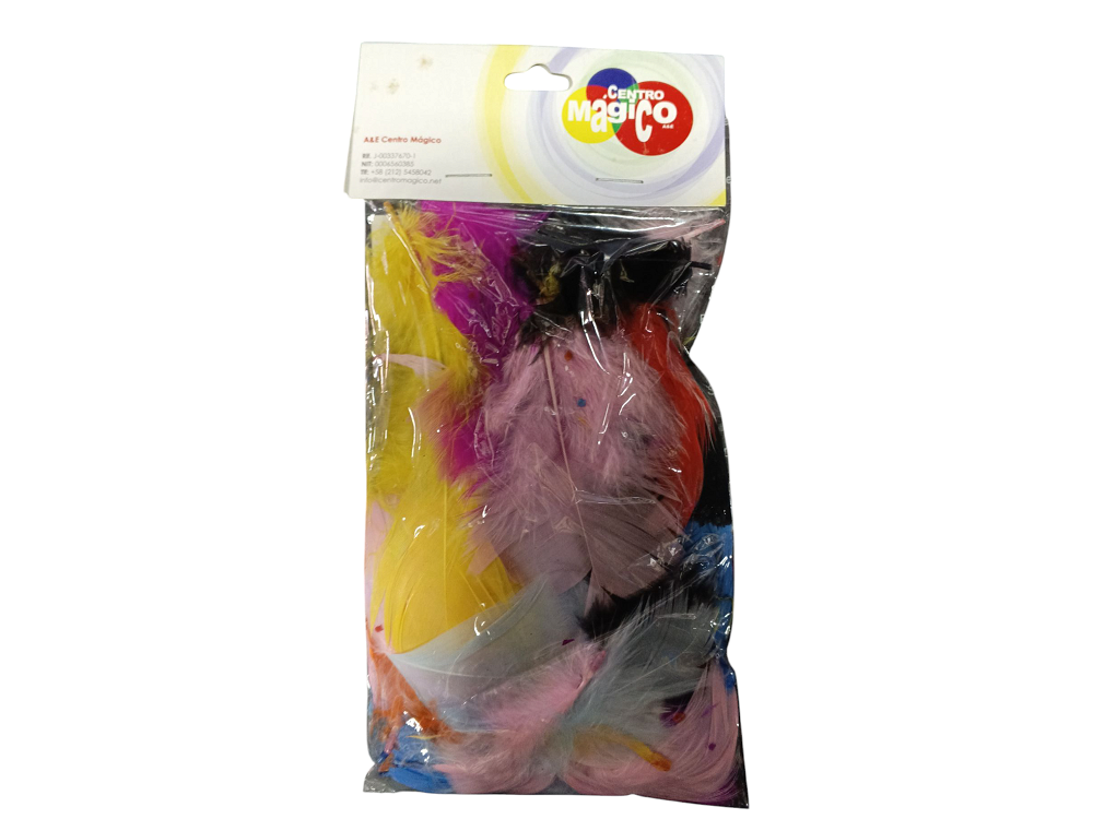 PLUMAS MULTICOLOR PAQ