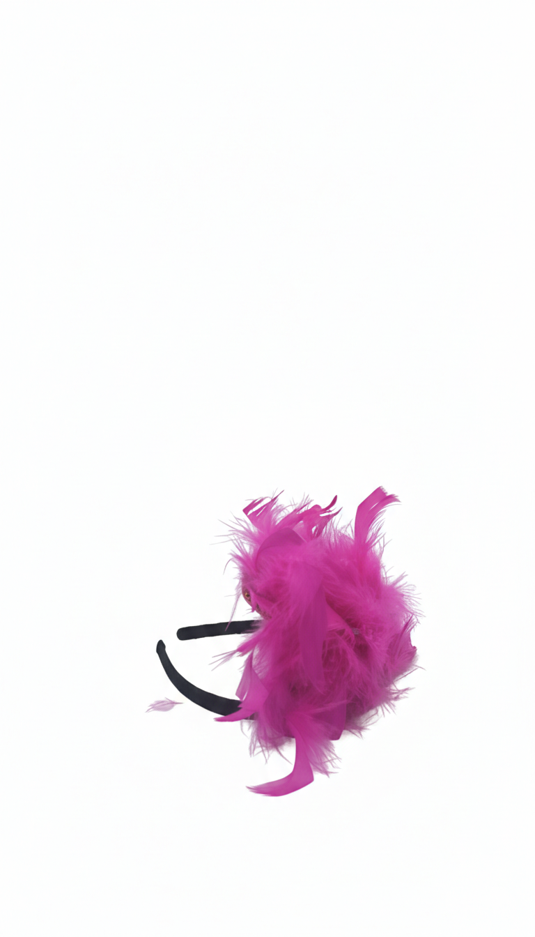 CINTILLO LENTEJUELA CON PLUMAS