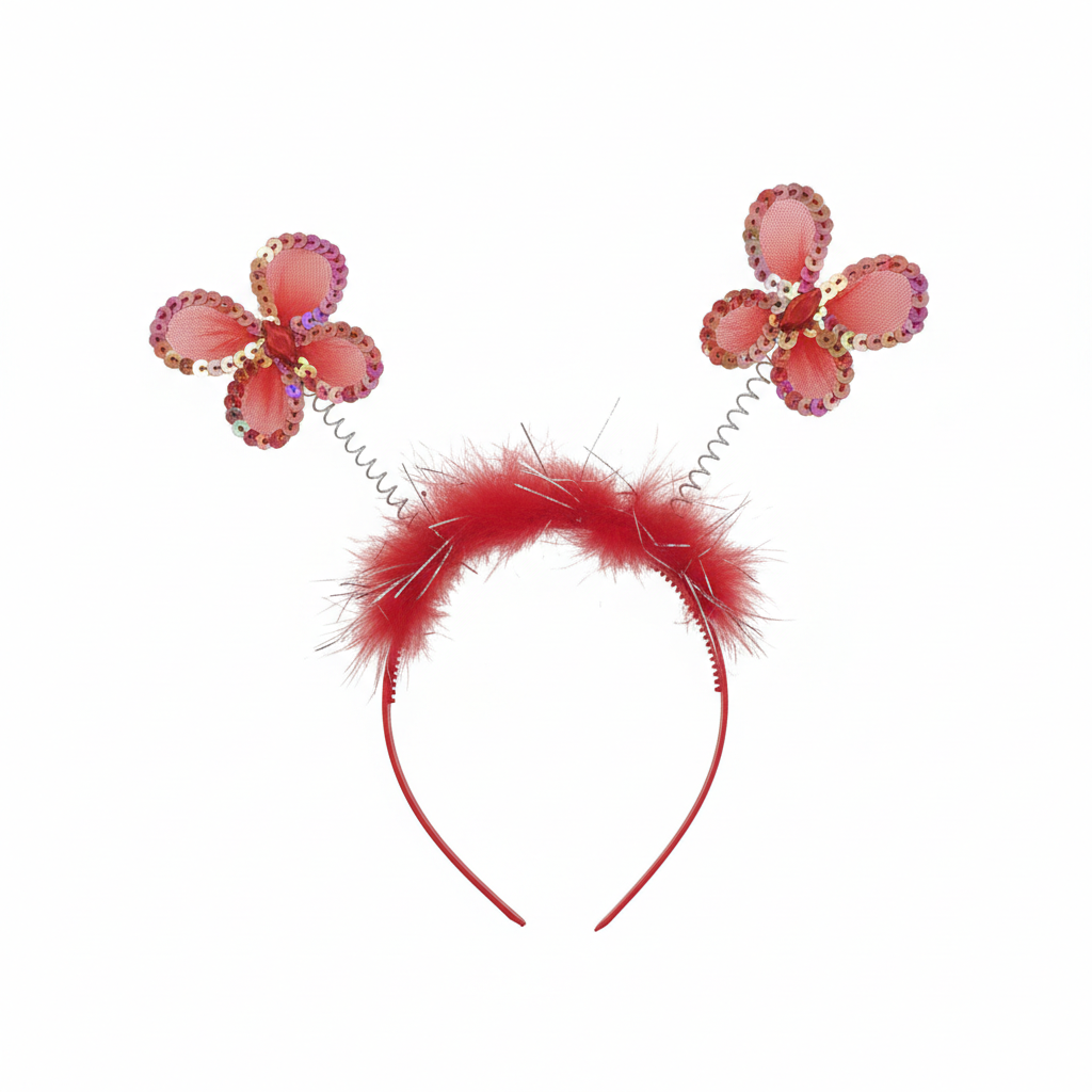 CINTILLO MARIPOSAS CON LENTEJUELAS