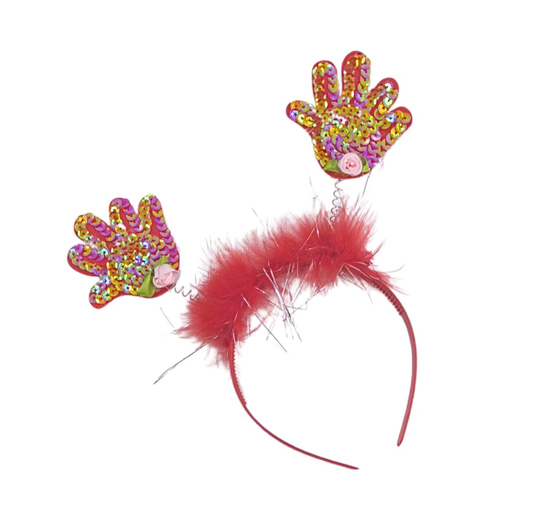 CINTILLO MANOS LENTEJUELAS