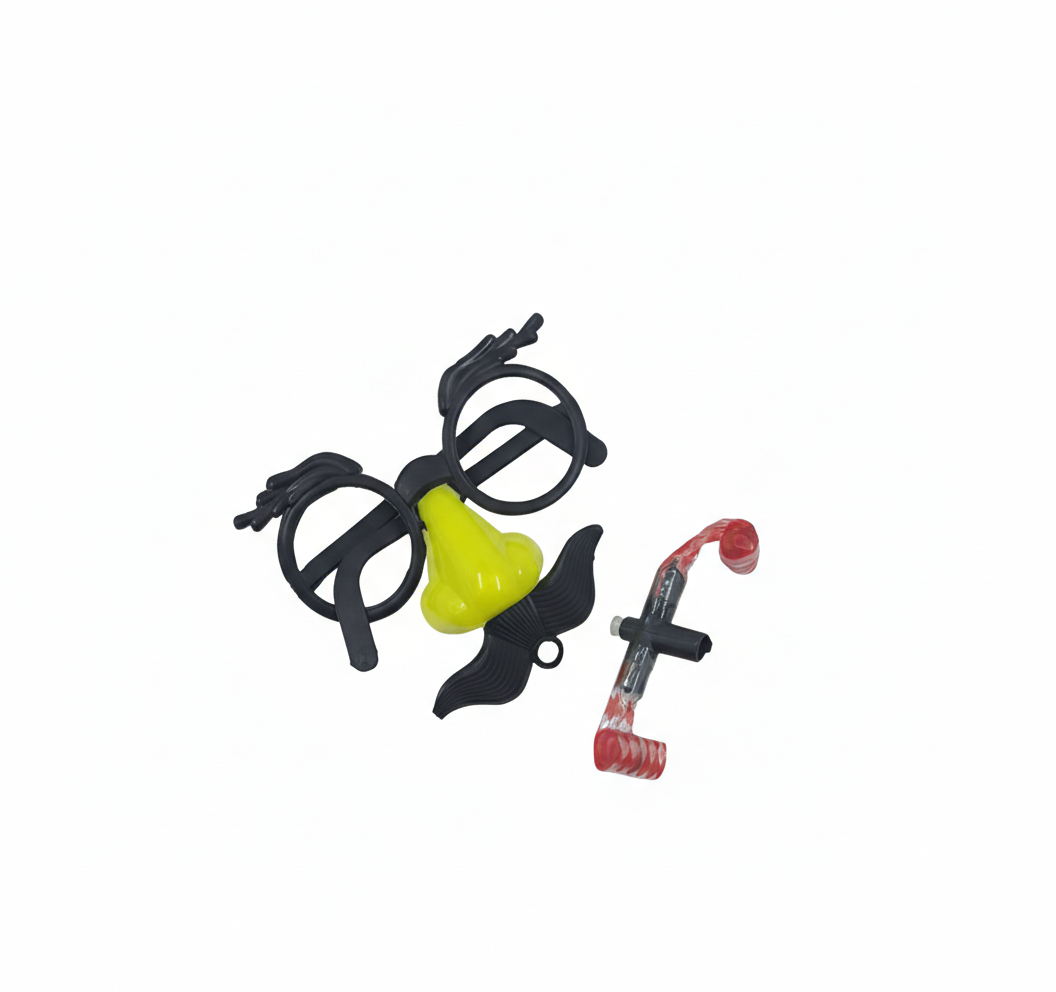 LENTES CON NARIZ BIGOTE Y PITO