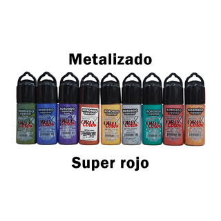 BORDADO LIQ MET SUP ROJO 32ML ORO COL