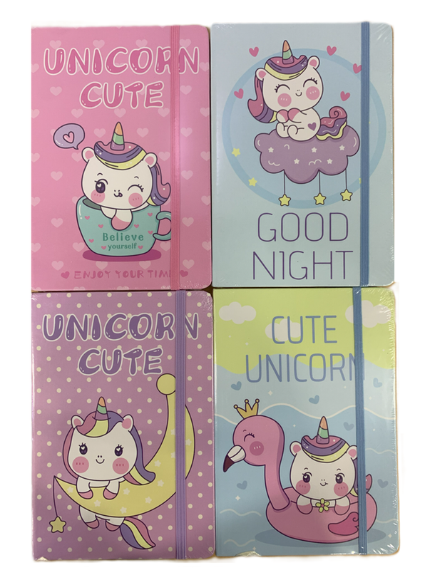 LIBRETA DE APUNTES 1L/80H UNICORNEO WEIBO