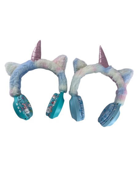 AUDIFONO INALAMBRICO ,MICRO SD/AUX LINE IN, UNICORNIO TELA PELUCHE