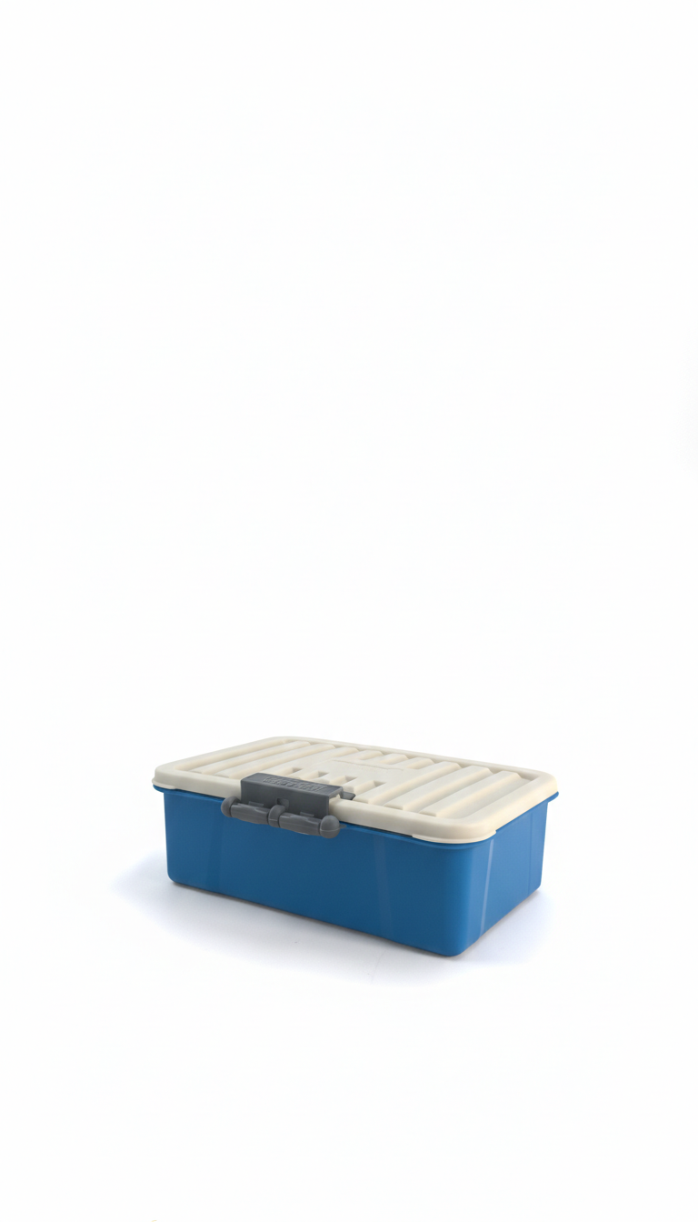 MINI CONTENEDOR PLASTICO TAPA 110*78*30 MM