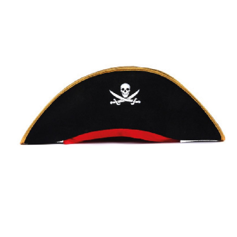 GORRO PIRATA CINTA ROJA