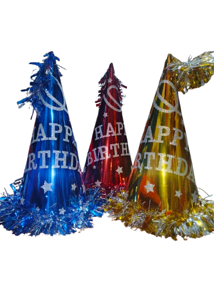 GORRO CONO GRANDE FELIZ CUMPLE