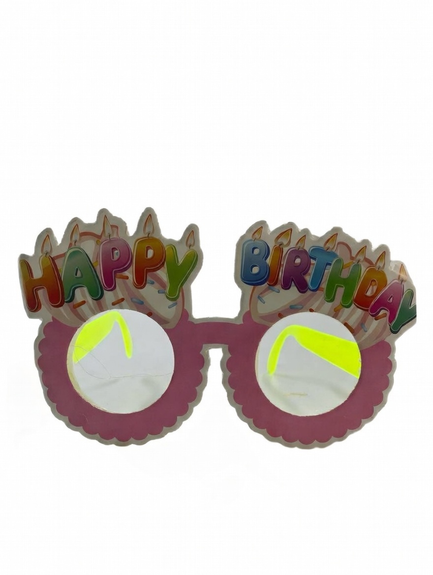 LENTES FELIZ CUMPLE DE CARTON