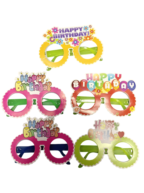 LENTES FELIZ CUMPLE DE CARTON