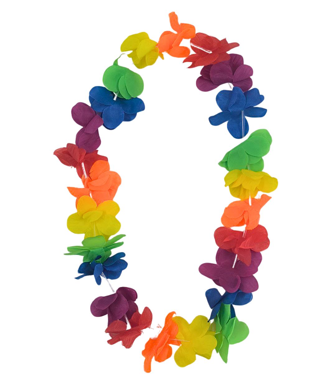 COLLAR HAWAIANO TELA MULTICOLOR GRAND