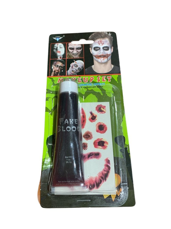 SANGRE FALSA EN TUBO + STICKERS