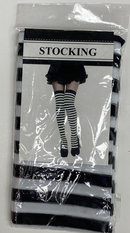 MEDIAS DE RAYAS BLANCO Y NEGRO