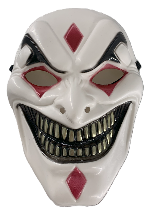 MASCARA PAYASO  TERROR PLASTICA