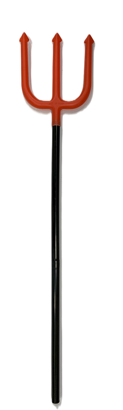 TRIDENTE PLASTICO ROJO