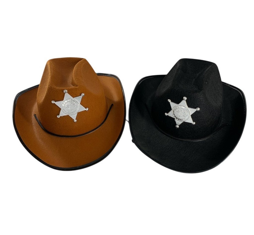 SOMBRERO VAQUERO 34*29CM SHERIFF