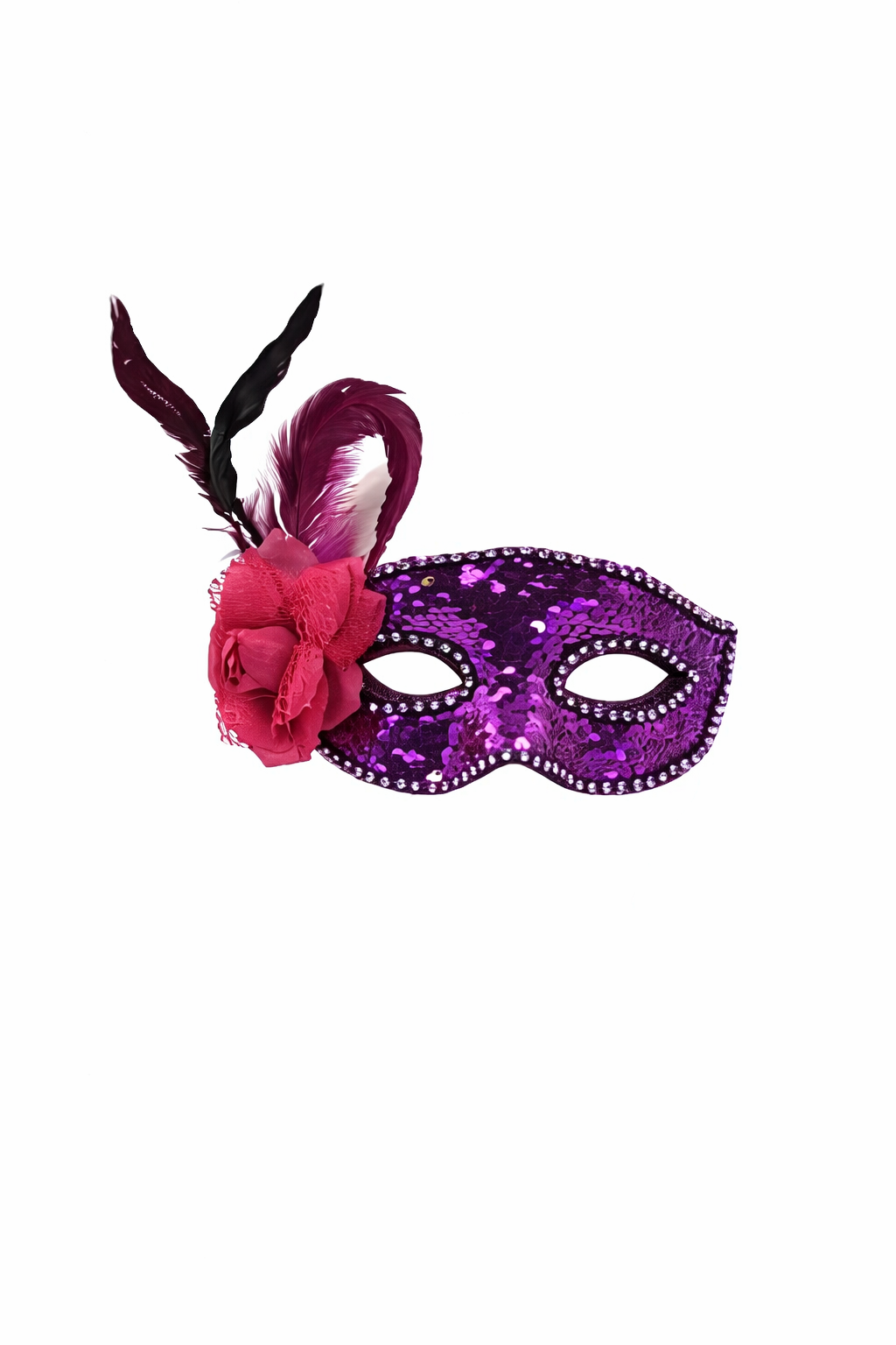 ANTIFAZ CON PLUMAS LATERAL