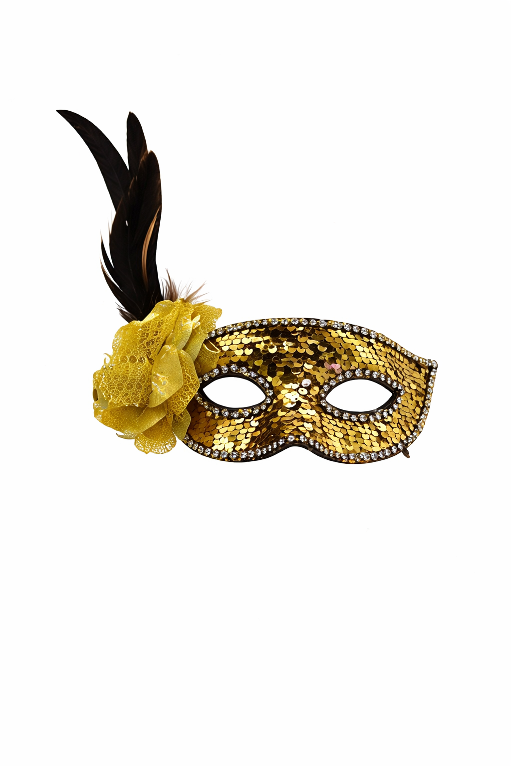 ANTIFAZ CON PLUMAS LATERAL