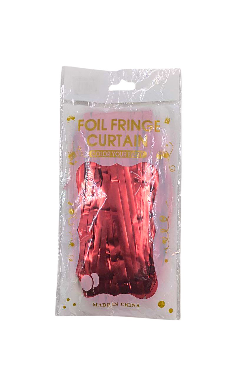 CORTINA UNICOLOR METALIZADA