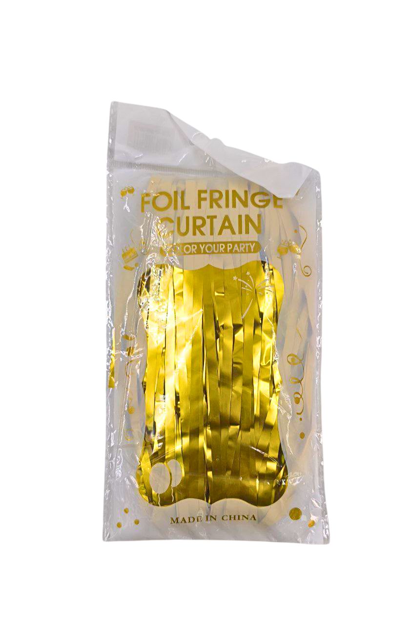 CORTINA UNICOLOR METALIZADA