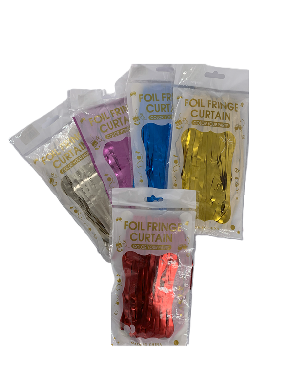 CORTINA UNIUNICOLOR METALIZADA